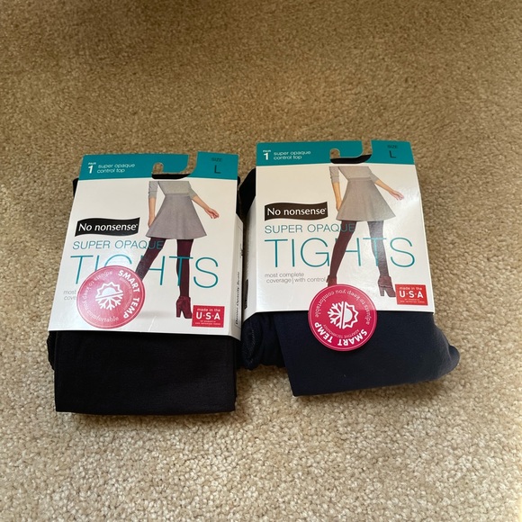 No Non Sense, Smart Temp, Super Opaque, Control Top, Tights New in package - Picture 1 of 3